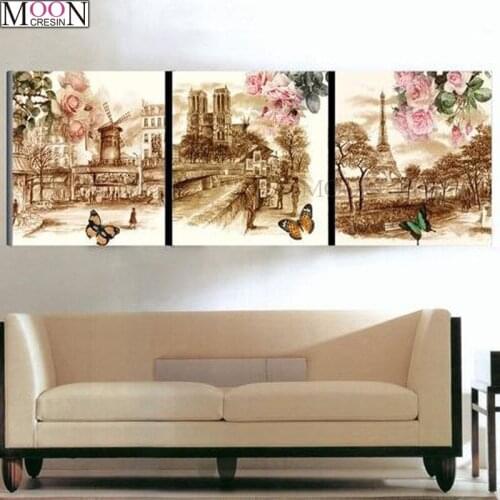 5D DIY Diamond Painting Cross Stitch Butterfly Diamond Mosaic Flower Full Square Drill DIY Diamond Embroider Decoration Handmade