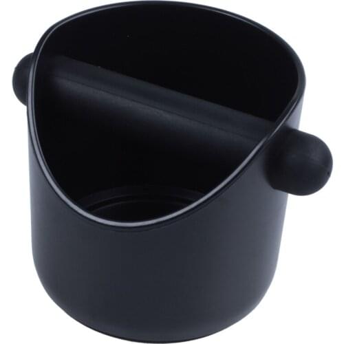AT69 -Coffee Grind Knock Box And Espresso Dump Bin (Black)