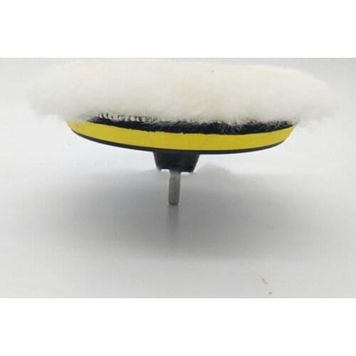 5/6/7 Inch Car Sponge Polishing Disc Self-Adhesive Wool Polishing Wheel Duvet Wool Rabbit Fur Ball Pad