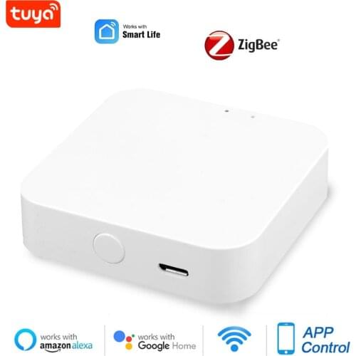 TUYA Zigbee Wireless Hub Gateway For Smart Home Automation for Zigbee thermostat Works with Alexa Google Home Smartthings