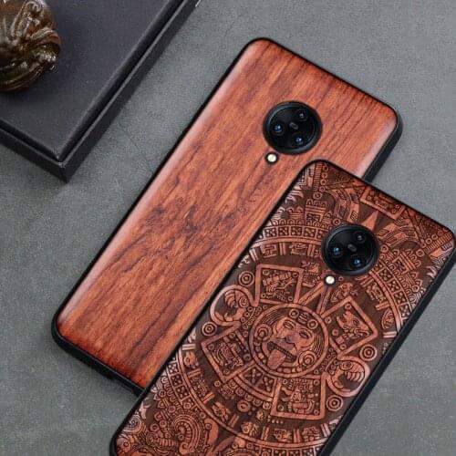 For VIVO Nex 3 Case Boogic Original Wood funda VIVO Nex 3s 5G Rosewood Cover Phone Case For VIVO Nex 3s 5G