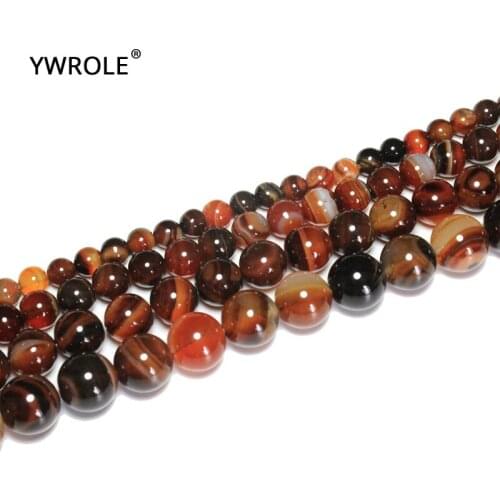 Dream Stripes Agates Natural Stone Beads For Jewelry Making DIY Bracelet Necklace Material 6/8/10/12 mm Strand 15''Wholesale