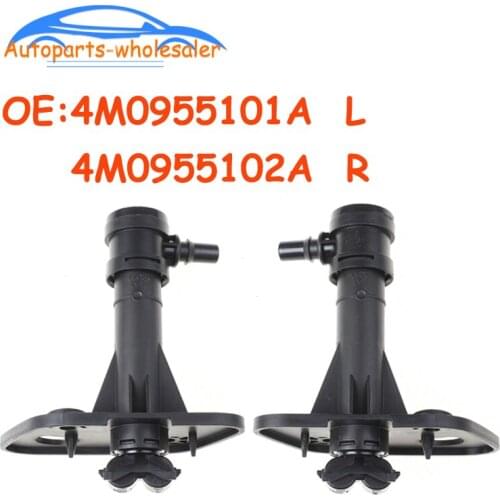 New Left & Right Headlight Washer Nozzle 4M0955101A 4M0955102A For Audi Q7 2016 2017 2018 Car Accessories