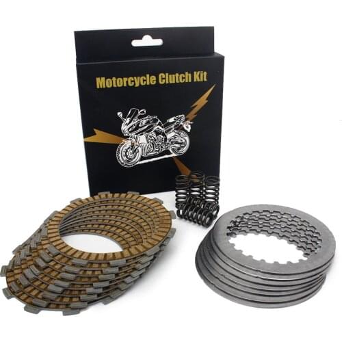 BIKINGBOY For Honda CRF 250 R CRF250R 04 05 06 07 8 Paper Clutch Friction Plate + 7 Steel Separator Plate + 5 Heavy Duty Spring