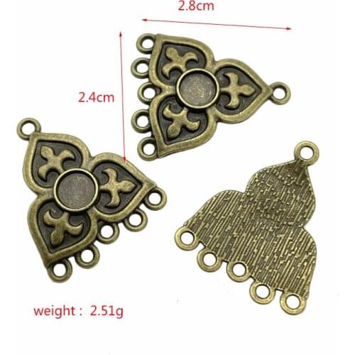 JunKang Zinc Alloy Various Shaped Dream Catcher Hanging Pieces DIY Jewelry Crafts Connector Discovery Accessories