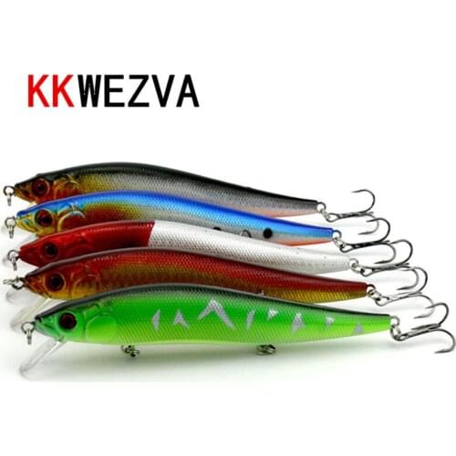 KKWEZVA 1pc 14CM-23G Big Game fishing lures plastic hard bait fishing tackle pesca fish wobbler minnow artificial lure swimbait