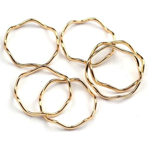 10pcs/lot Zinc Alloy Circle Ring Gold Metal Frame Pendant Gold Charms Bezel Setting Cabochon Setting UV Resin Charms