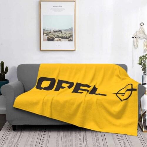 Opel Team Top Quality Comfortable Bed Sofa Soft Blanket Opel Logo Car