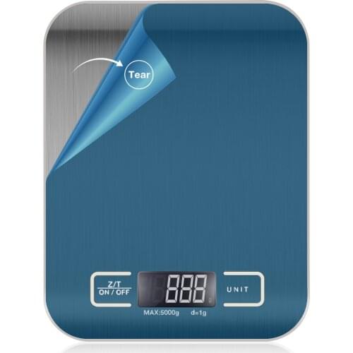 10Kg 1g/0.1oz Silver Kitchen Scale Precise Stainless Steel Food Scale Baking weighing Scales For Cooking