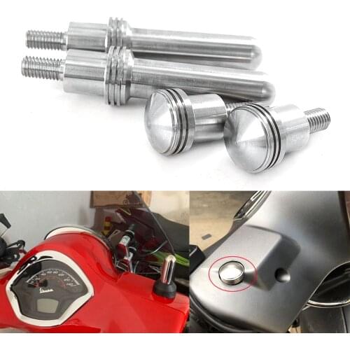 Motorcycle Scooter Rearview Mirror Seat Screw Bolt Decorative Cap for Piaggio VESPA GTS GTV 250 300 300ie Super Sport