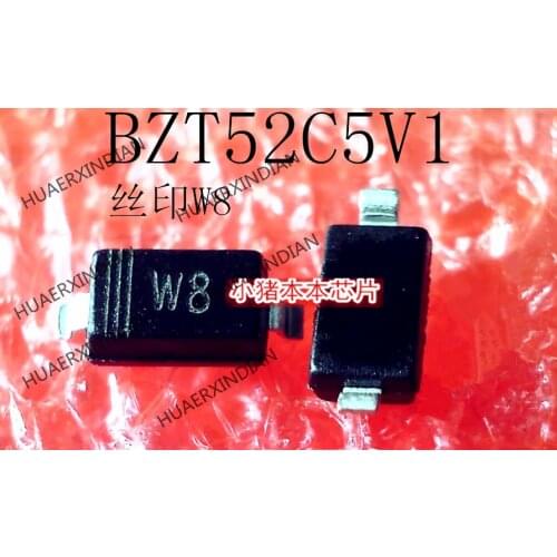 New Original BZT52C5V1 Print W8 5.1V 1206 SOD-123