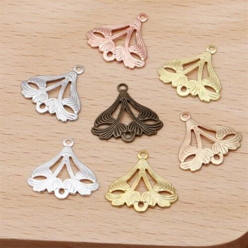 BASEHOME 20pcs/lot 17x18mm Copper Floating Charms Pendant Handmade DIY European Charm for Bracelets & pendants Jewelry Making