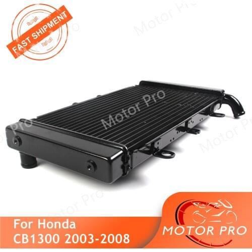 Radiator For Honda CB1300 2003 - 2008 Cooling Cooler Motorcycle Replacement Accessories CB 1300 2004 2005 2006 2007 06 07 Black