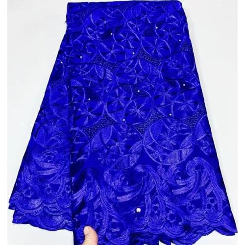 Swiss Lace Fabric 2021 Latest Cotton Embroidery African Fabrics Swiss Voile Lace In Switzerland Nigerian Lace Fabric 5yards