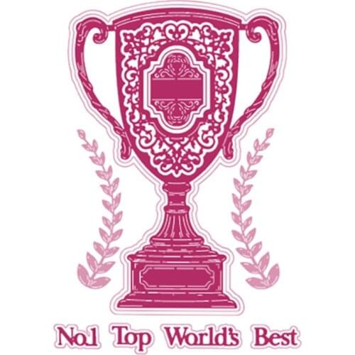 Trophy Card Shape Metal Cutting Dies Scrapbook Diary Decoration Stencil Embossing Template 2021 New DIY Greeting Card Handmade