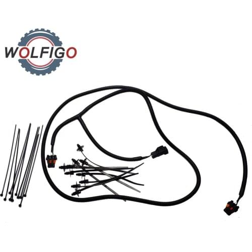 WOLFIGO Truck Fog Lamp Light Jumper Wiring Harness LH RH for Dodge Ram 1500 2500 3500 2002-2008 56045501AC