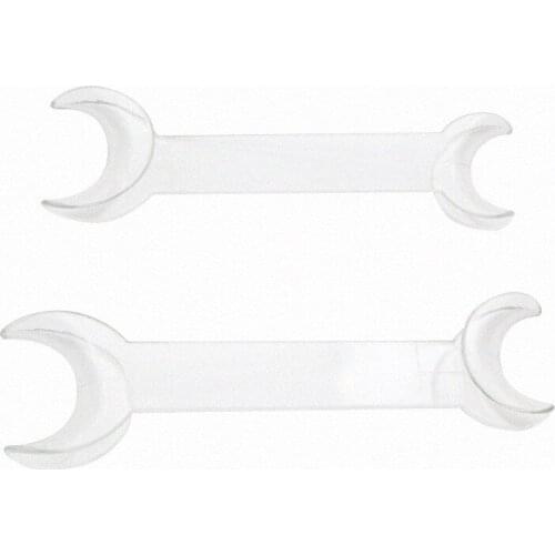 12 PCS Dental Tool T-Shape Intraoral Cheek Lip Retractor Opener Double Head Orthodontic Teeth Mouth Opener Size Small+Large