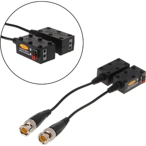 1 Pair 1CH Passive UTP CCTV Video Balun Transceiver For HDCVI HDTVI AHD CVBS Camera