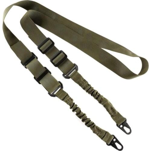 3 Colors 2 Point Tactical Gun Shoulder Strap Sling Airsoft Bungee Rifle Sling Belt Shooting Hunting Gun Rope Accessories