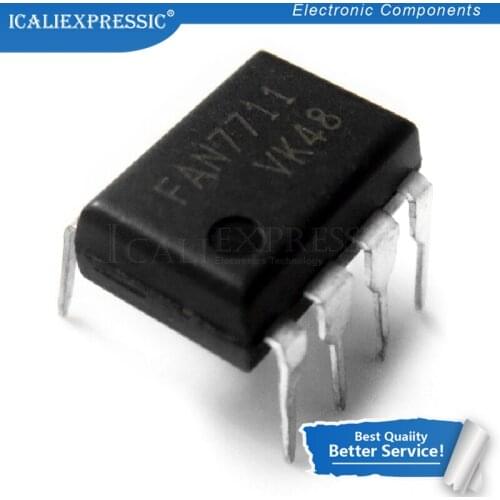 5PCS FAN7711N DIP8 FAN7711 DIP-8 DIP FAN7711CP2