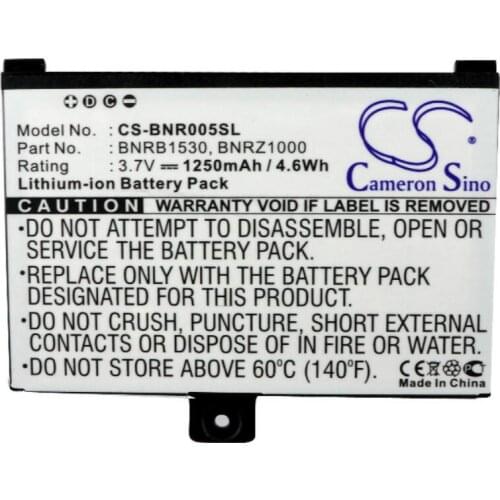 Cameron Sino 1250mah battery for BARNES & NOBLE 005 BNRV100 BNRZ100 nook NOOK Classic 9BS11GTFF10B3 BNRB1530 BNRB454261