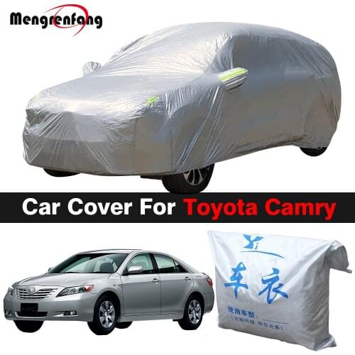 Car Cover Auto Outdoor Sun Shade Anti-UV Rain Snow Ice Dust Protection Cover For Toyota Camry