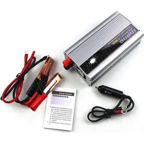Car Power converter USB charger 800W Power Inverter DC 12V to AC 220V modified sine wave