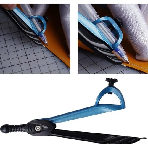 150mm Precision Compass Pencil Holder/Spring Divider/Scriber for Sewing Marker , Leather Craft , Woodworking Tool
