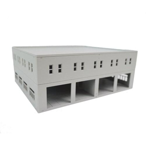 DIY 1/100 Scale Sand Table Model Building Factory Model Toy Garage Railway Scene Decoration Layout