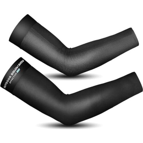 Fitness Non-marking Unisex Arm Guards Ice Silk Fabric Elbow Support sunscreen Sleeve UV Protection Arm Warme