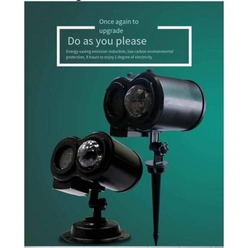 Figure 12 projection lamp, water pattern projection lamp, Christmas light