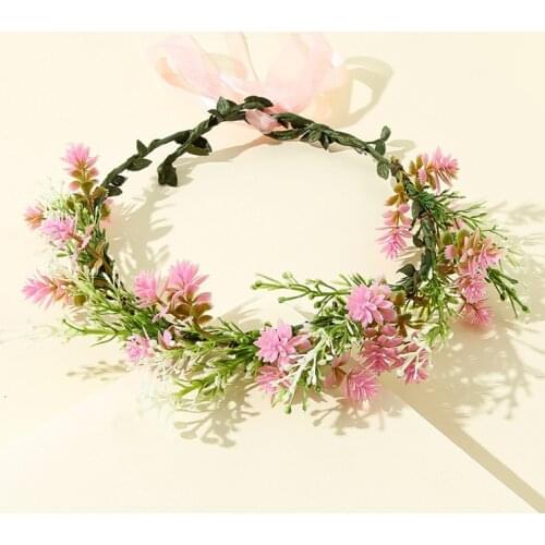 Sunflower Crown Headdress Bridesmaid Flower Fashion Beautiful Hair Accessories Wedding Bridal Crown Headpieces