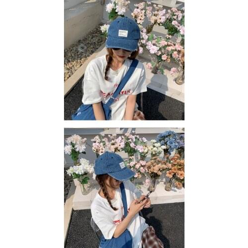 Cowboy Korean INS Hat Sunshade Hat Baseball Cap Spring Summer Thin Sunshade Hat for Men and Women Hats Visor