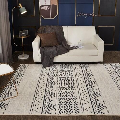 Nordic Moroccan Style Carpet Living Room Bedroom Decoration Childrens Room Suitable Carpet