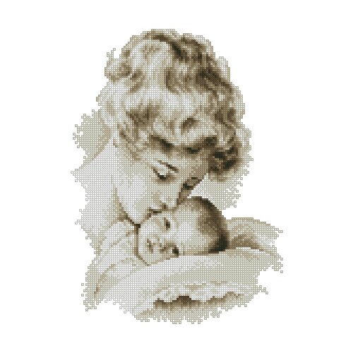 Mother and Baby Cross Stitch Kits Needlework 14CT Unprinted Sewing kit Embroidery Top Quality DIY Handmade Decoration