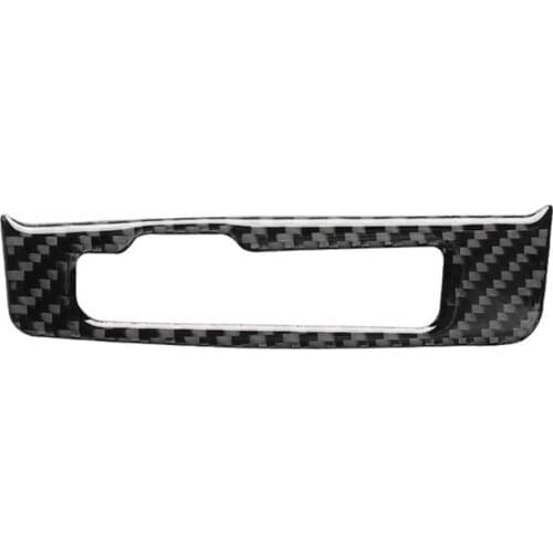 Carbon Fiber Car Gear Shift Panel Sticker for Audi A3 8V 2014-2019 Right Drive Car Accessories