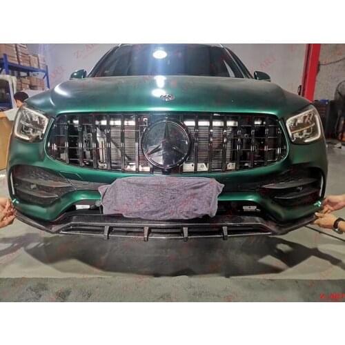 Z-ART 2020 GLC carbon fiber front lip for GLC carbon fiber front spoiler for GLC carbon fiber front chin