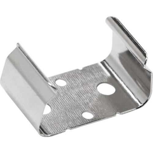 Poding Metal Stamping Spring Steel 9V Battery Holder Clip Rivet AA, CR2, 9V Component Battery Clip BC-69-1