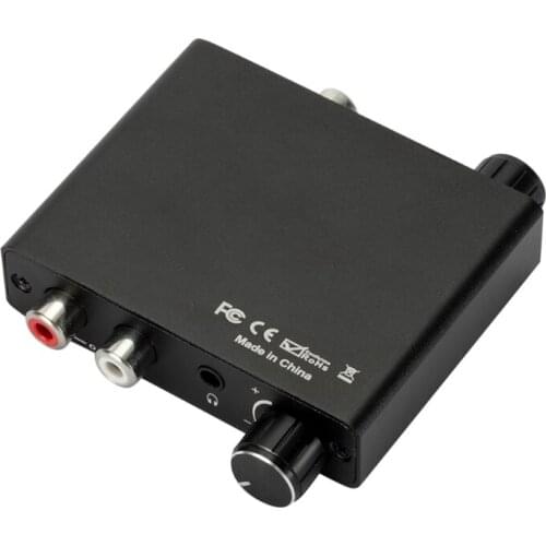 Converter USB DAC 192kHz 24Bit Sampling Rate Digital to Analog Bass&Volume Adjustment