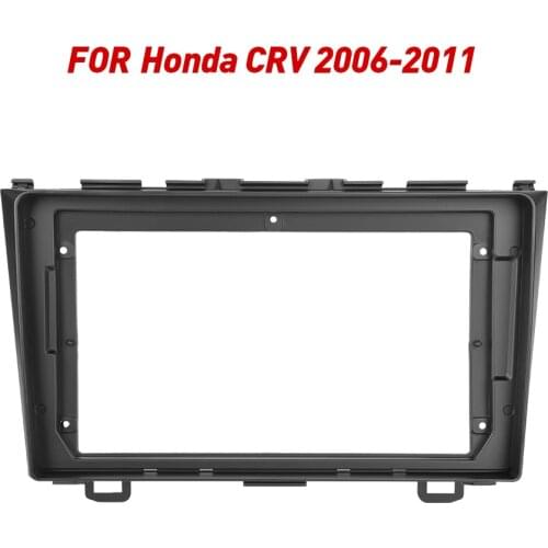 Fascia Frame Fit for Honda CRV CR-V 3 2006 2007 2008 2009 -2011 Android GPS Panel Dash Frame Kit Mounting Frame