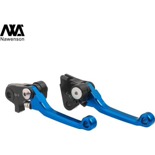 Motorcycle Pivot Brake Clutch Levers for Yamaha YZ125/YZ250 08-14 for YZ426F/YZ450F 08 for Kawasaki KX250F/KX450F 13-18