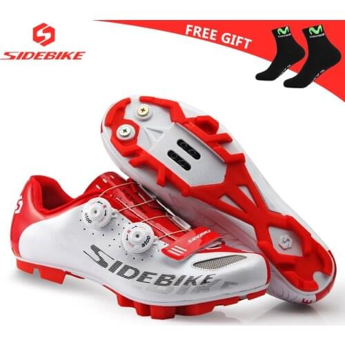 Sidebike Mtb Shoes Men Professional Cycling Shoes Mountain Bike Bicycle Sneakers Nylon Sole Sapatilha Comfortable Breathable