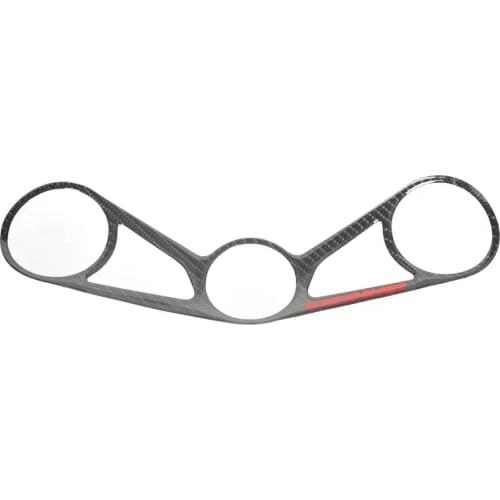 3D motorcycle carbon fiber model top three-clamp yoke box self-adhesive housing case for BMW S1000RR S1000 RR 2009-2014 10 11 12