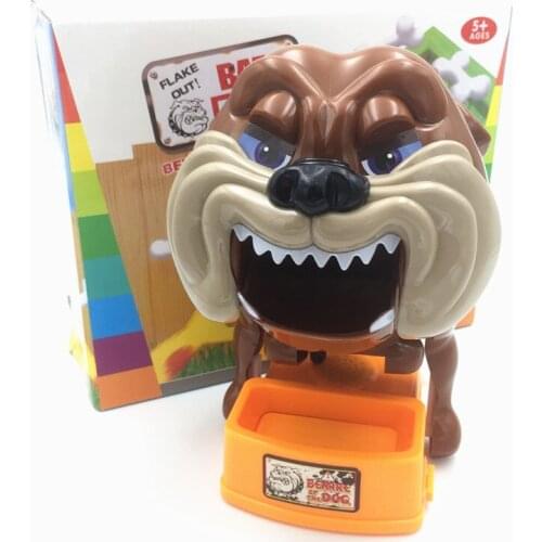 Funny Stealing Dog Bone bite finger game Tricky Toy With Kid Family party games For Children Adult Tricky game gifts joke