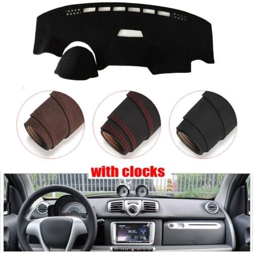 Console Dashboard Suede Mat Protector Sunshield Cover Fit For Benz SMART 2011-2015