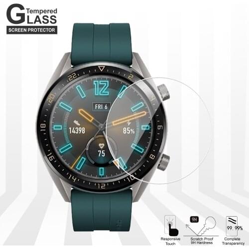 Tempered Glass Screen Protector For Huawei Smart Watch GT GT 2 Pro 46mm GT 2e Porsche Protective Film 9H Hardness 2.5D