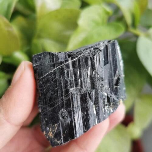 150g Natural Black Tourmaline Raw Crystal Stone Specimens