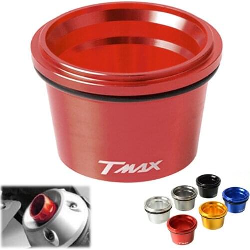 CNC Aluminum Motorcycles Exhaust Pipe Muffler Tail Port Cover Cap For Yamaha T-MAX 530 TMAX530 TMAX 530 T max 530 2012-2017 2016