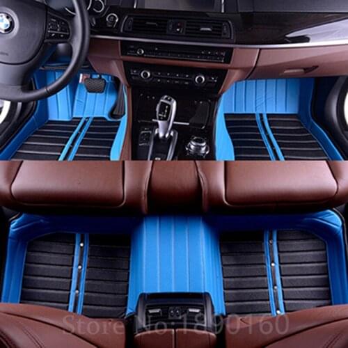 Custom car floor mats rx570 rx470 Q7 land cruiser car carpets custom mats Carpets in the car 3d leather car-styling rus liners