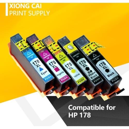 For HP 178 B109 B110 B210 C309 C310 C410 D5463 D5460 D5468 Compatible ink cartridges printers For HP178 XL 178XL FREE SHIPPING